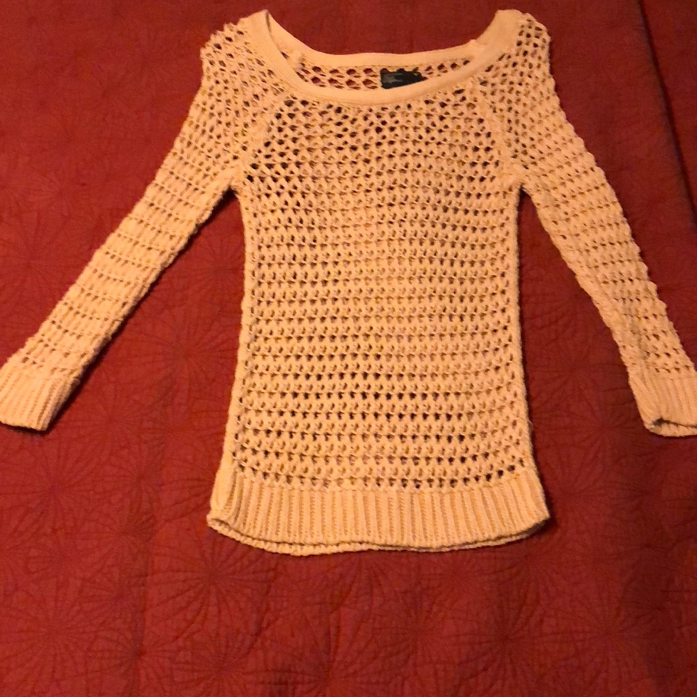 Pink knit sweater